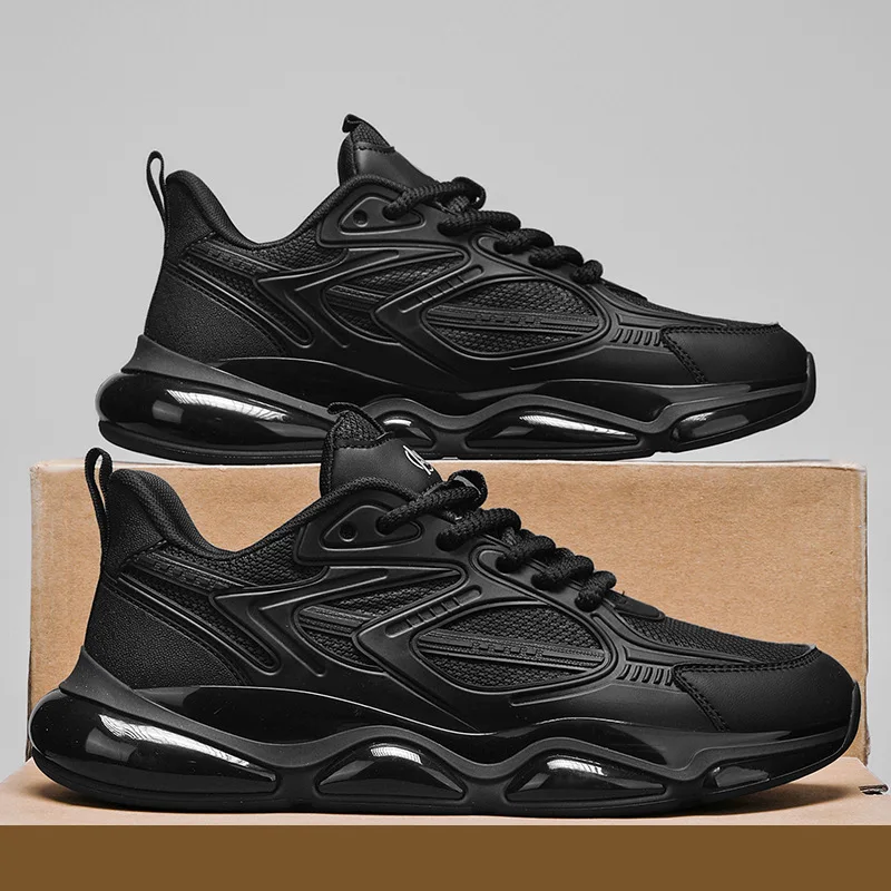 

New Men's Casual Sports Shoes Comfortable Rebound Versatile Four Seasons Outdoor Fashion Anti Slip Wear Resistant Running Shoes