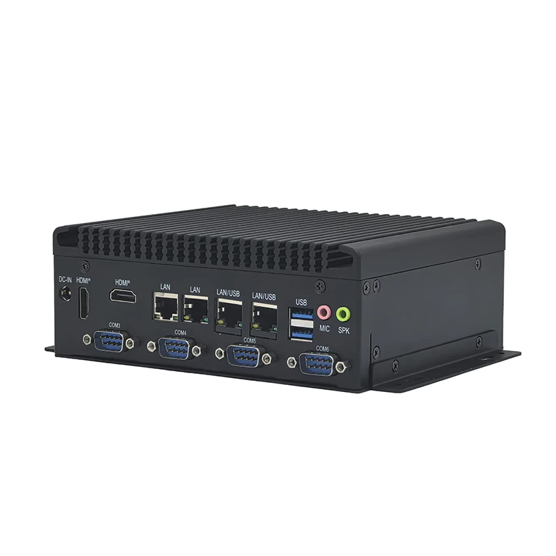 The Latest N100 Mini PC 2/3/4*RJ45_LAN NVME PCIE4.0 DDR4 Max 16GB 2.5 Network Industrial Computer