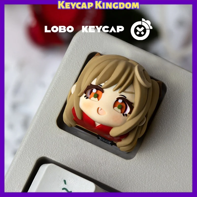Cosmic Princess Kaguya! 3D Printed Resin Custom Artisan Keycap Mechanical Keyboard Point Keycap PC Gaming Keyboard Collect Gift