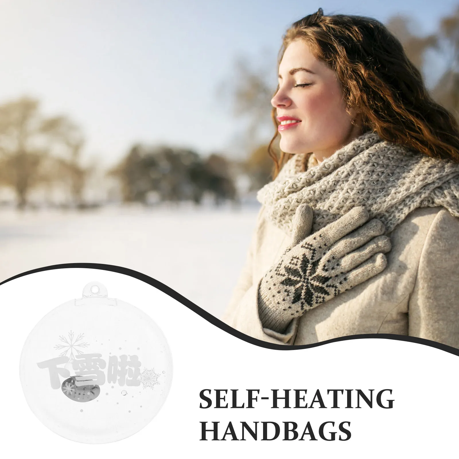 

3pcs Premium Pvc Self-Heating Hand Warmer Reusable Warm-Fitting Fast Warm Handbags For Skiing Cold Weather Durable Practical