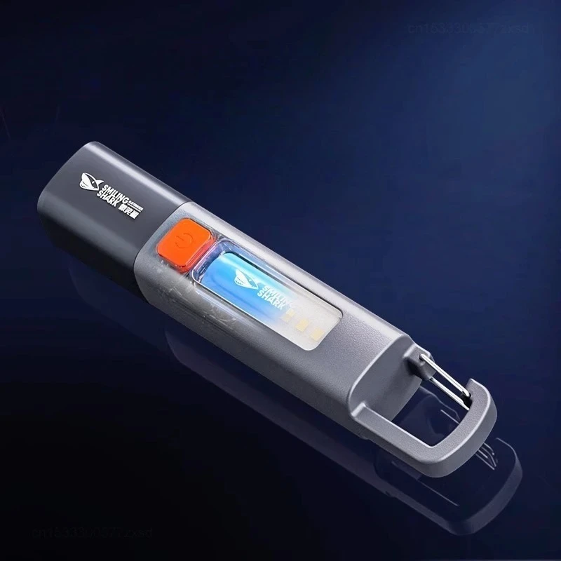 

SMILING SHARK Zoom Flashlight Strong Charging Small Portable Usb Rechargeable Flashlight Super Bright for Outdoor Camping
