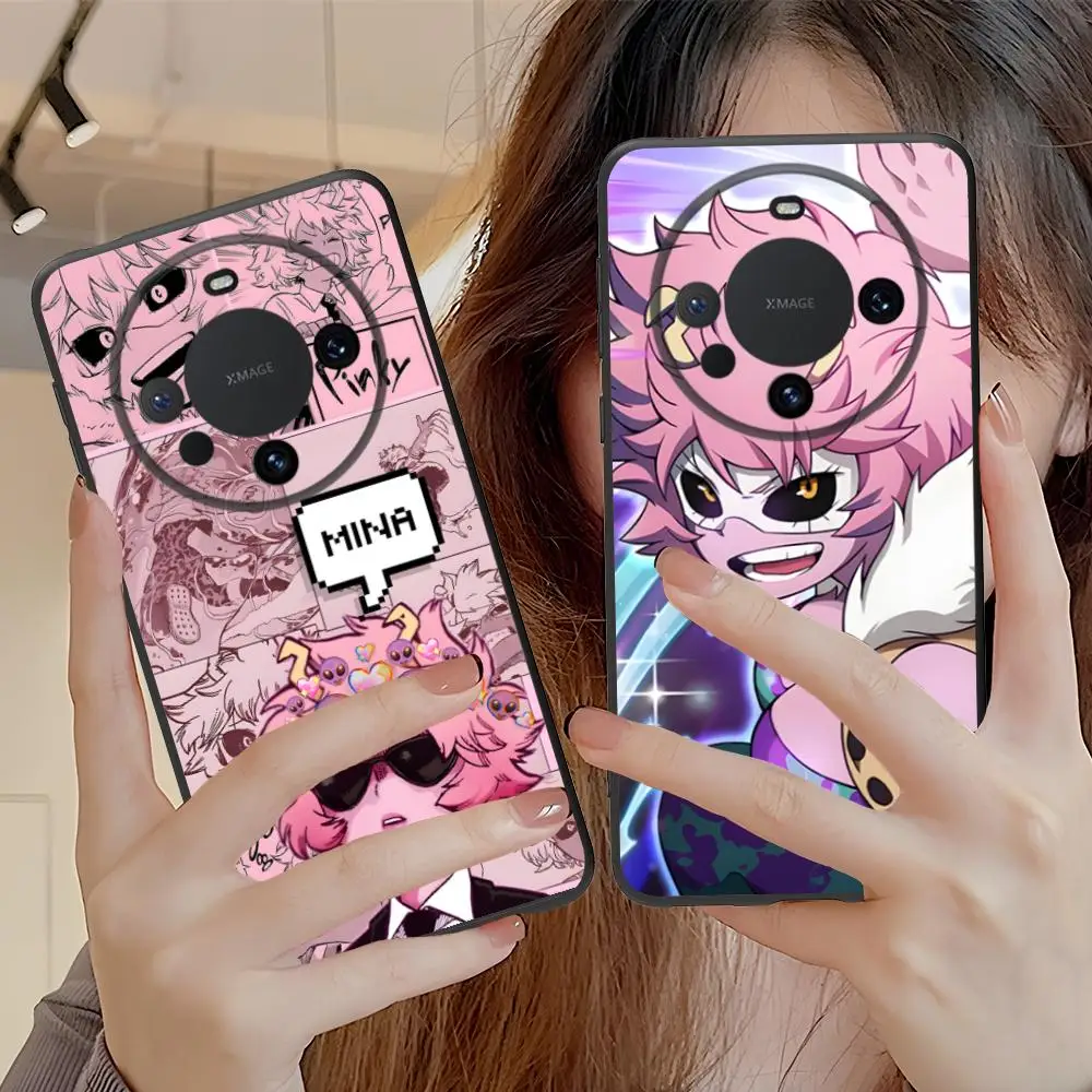 

Чехол для телефона My Hero Academia Mina для Huawei Mate 60 50 40 30 20 10 Pro Plus Lite E 5G с цветной печатью, защитный красивый чехол