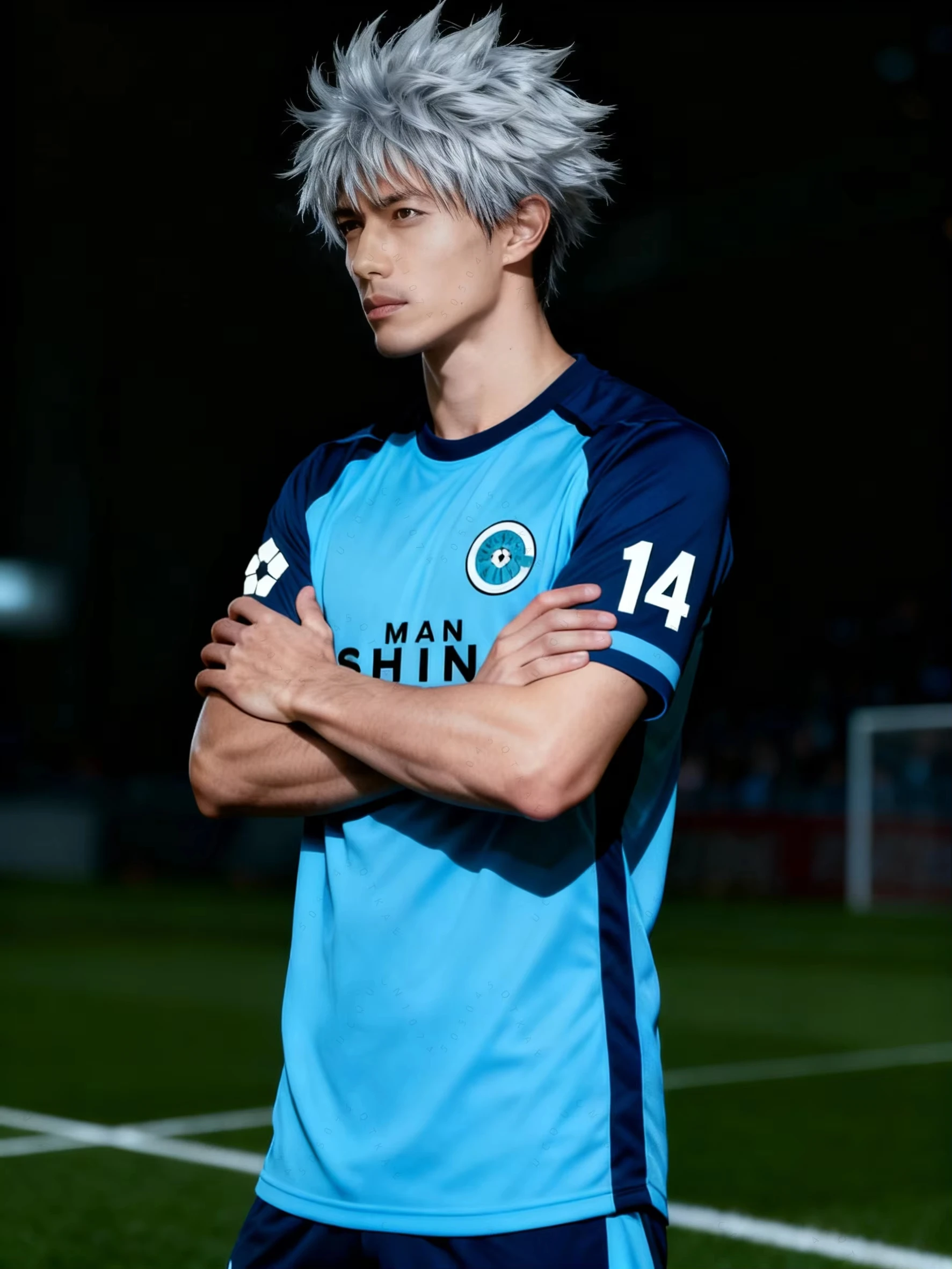

2026 Blue Lock Manshine City Cartoon Anime Cosplay Men Jersey Summer Short Sleeve Tee Number Tops Men Women Motorcycle T-Shirt
