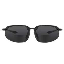MAXJULI Bifocal Sunglasses for Women Men,TR90 Frame Ultra Lightweight and Sun Reading UV400 Protection 8001