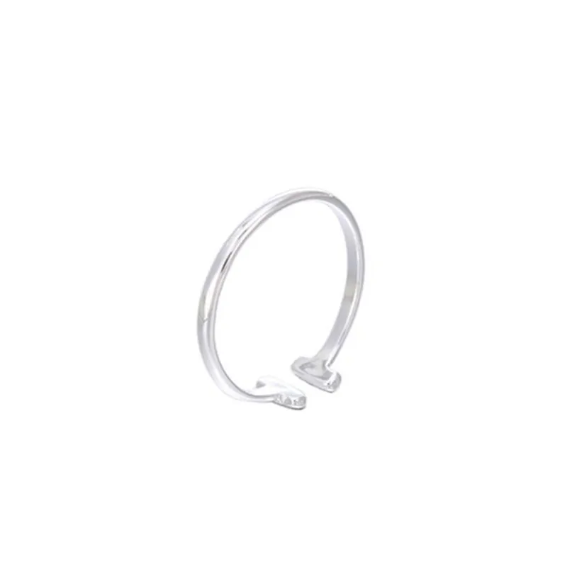Fashion Adjustable Size Letter Ring for Women Girls Jewelry Finger Ring Party Birthday Wedding Gift e506