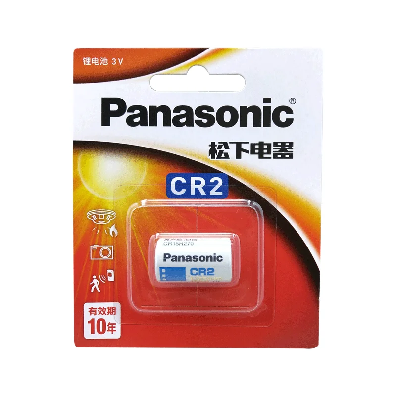 Panasonic CR2 CR15H270 CR15266 DLCR2 3V Lithium Battery For LED Flashlight Digital Camera Doorbells Alarm Dry Primary Battery