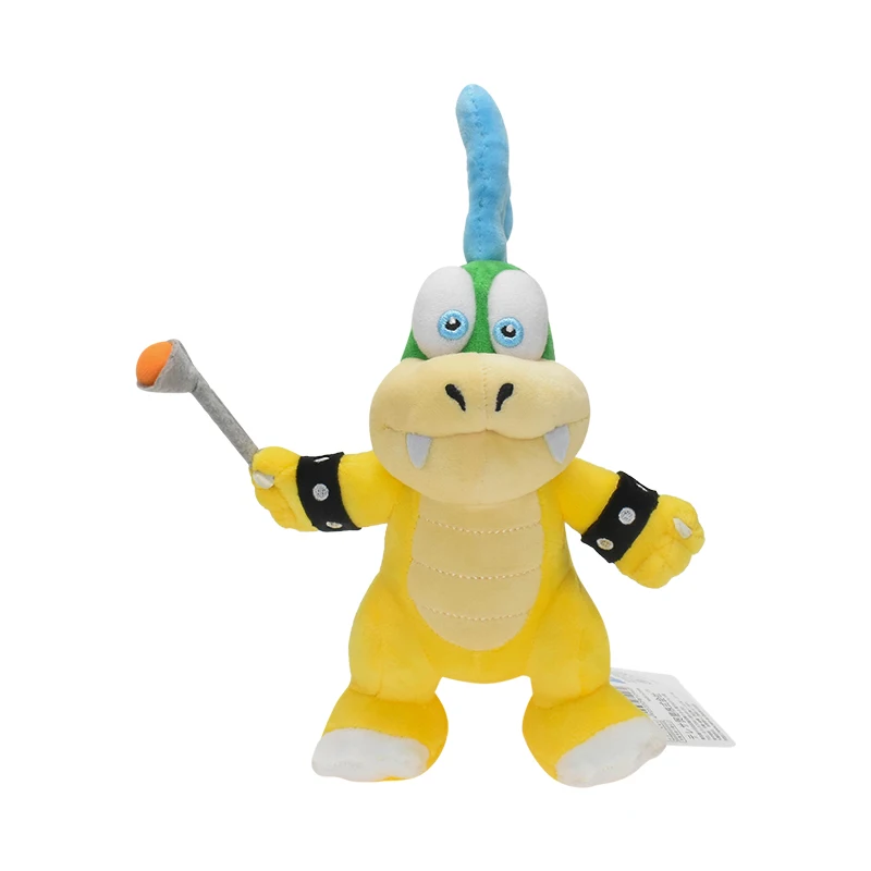 

Super Mario Bros. Larry Bowser’s Fury Koopa 9" Plush Toy , Switch Game 3D World Stuffed Animal Strikers Battle League Doll Paper