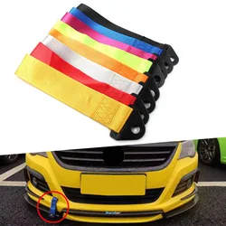 286mm x 50mm Racing Car Tow Towing Strap Belt Rope Rally Hook Universal For Rear Front Bumper