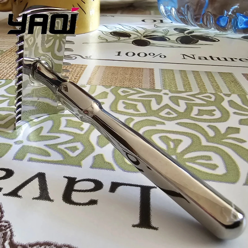 2026 YAQI PAGODA MIRABILIS Stainless Steel Safety Razor Professional  travel Beard Care Tool