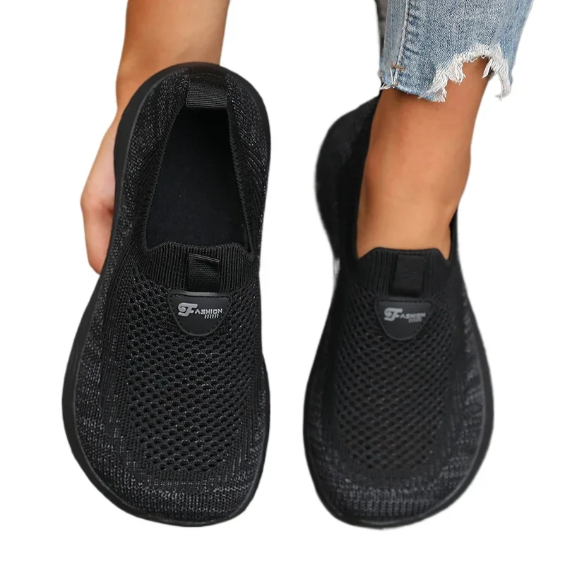 Chaussures pieds nus à pieds larges et semelles épaisses pour hommes et femmes, chaussures de sport en maille pour Tennis décontractées, nouvelle collection printemps 2025