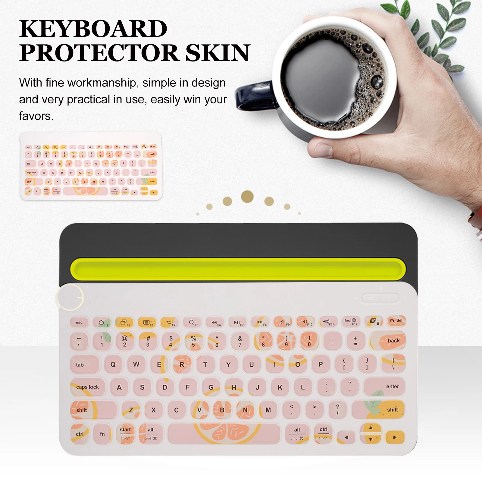 

Ultra-Thin Flexible Keyboard Cover Skin Protector For Laptop Dustproof Soft Comfortable Case Accessory Compatible With K380