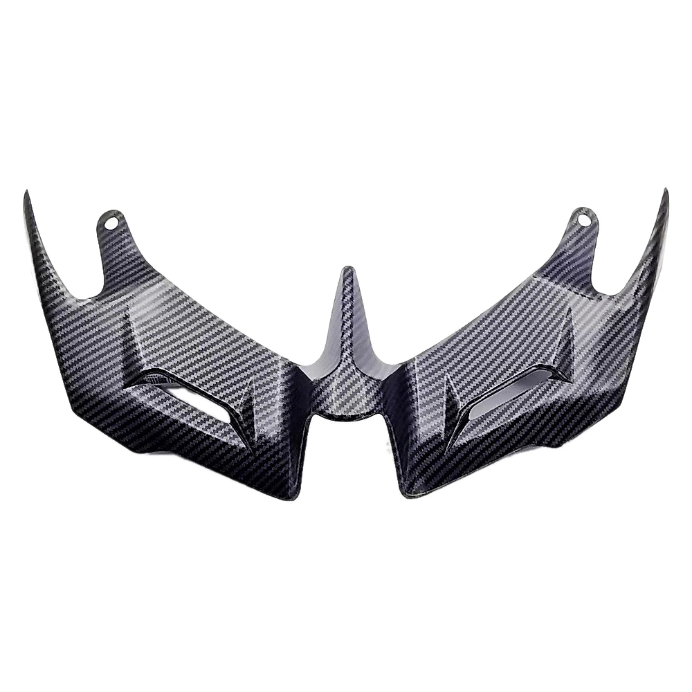 Motorcycle Front Aerodynamic Winglets Windshield Fairing Wing for YZF R3 R25 2014 - 2021 Carbon Fiber