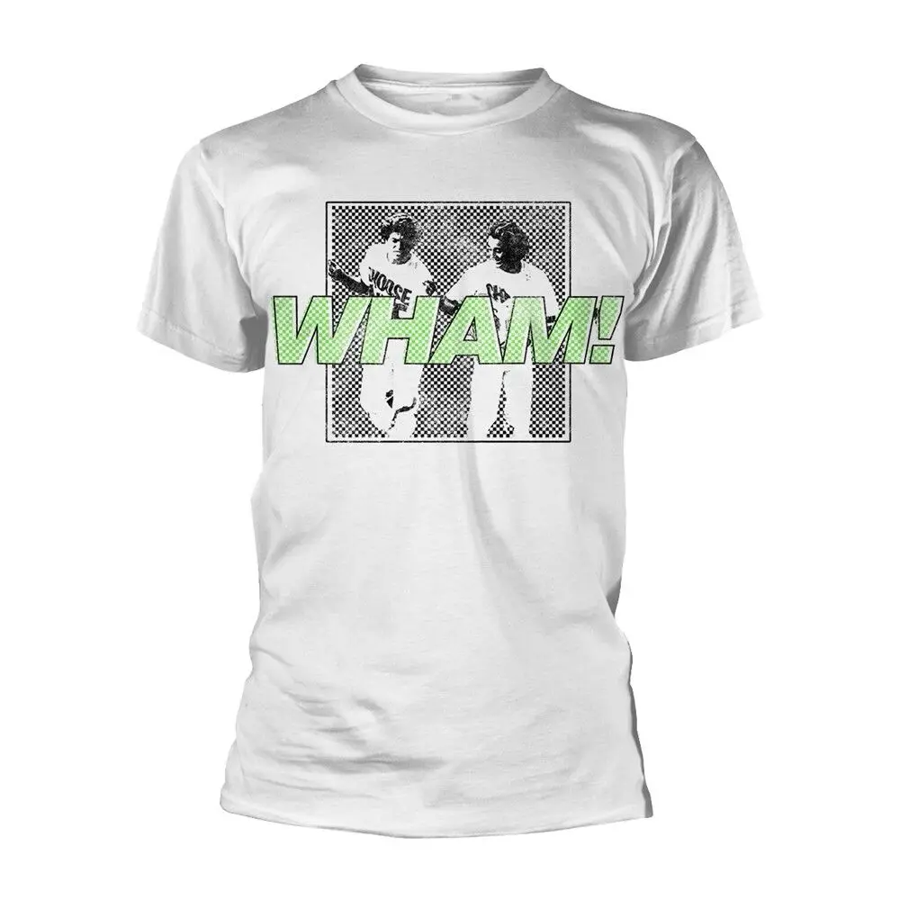 Wham George Michael Andrew Ridgeley Official T Shirt Mens