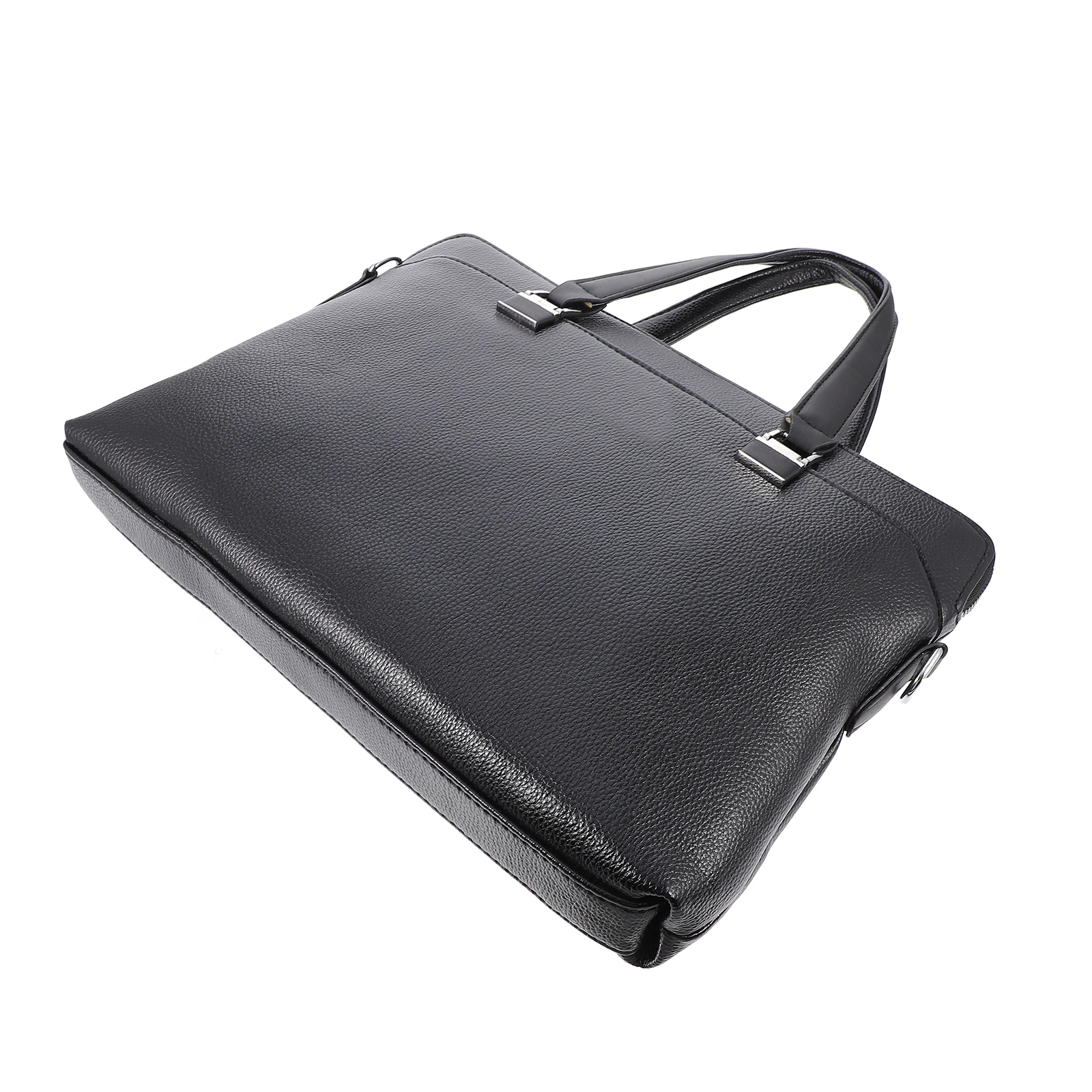 حقيبة أعمال احترافية من البولي يوريثان، حقيبة كمبيوتر محمول مقاومة للماء، منظم بسعة كبيرة للكتف المحمول للتنقل في المكتب