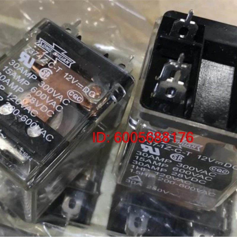 10PCS New 737-1Z-C-T 12VDC Relay 6pins
