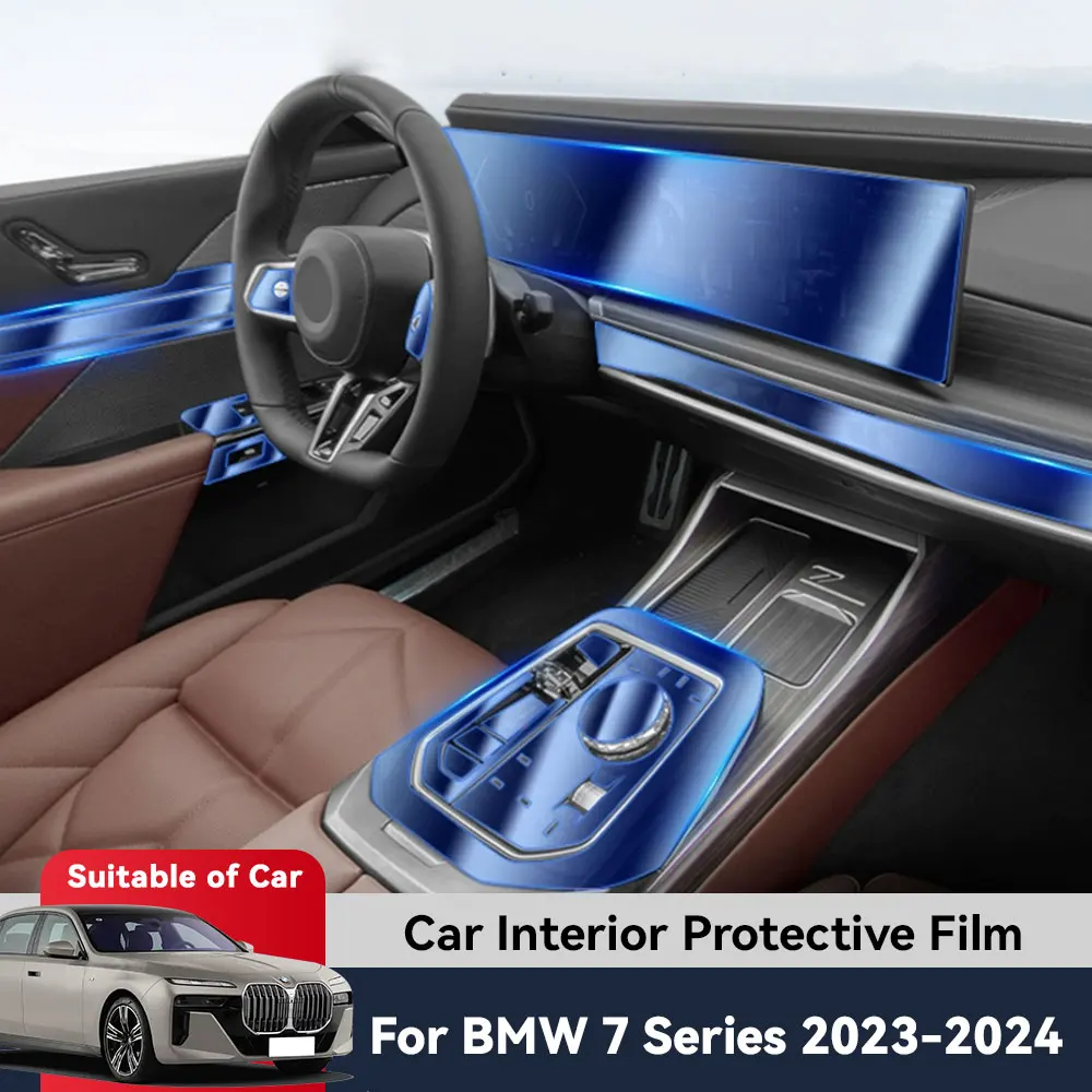 

Auto Central Control Screen TPU Navigation Anti Scratch interior Protection Film GPS Navigation For BMW 7 Series G70 2023 2024