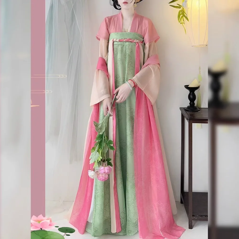 

Винтажная одежда феи, танцевальная одежда в этническом стиле, вечерние костюмы для косплея, сценическое шоу, традиционная женская одежда ханьфу, китайское платье