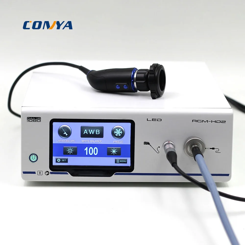 Medical Endoscope 1080P HD Camera and LED Light Source Integrative 2 in 1 for Endoscopy Surgery