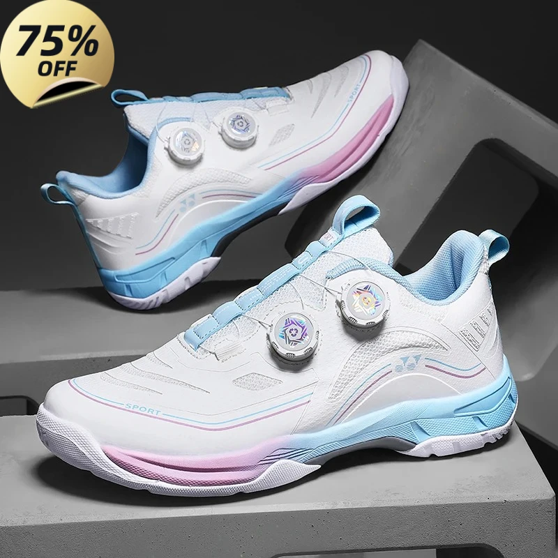 

Спортивные кроссовки для бадминтона в парном стиле с плоской мягкой подошвой, низким верхом и поворотной застежкой, подходят для настольного тенниса на открытом воздухе