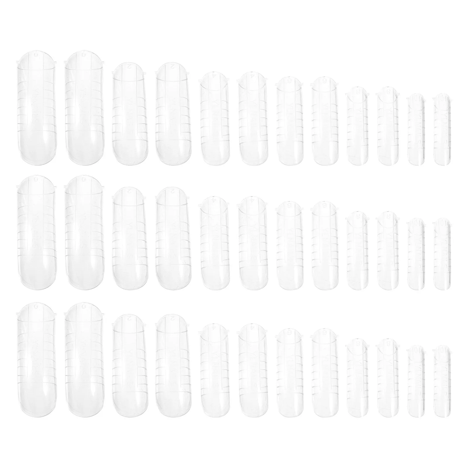 120Pcs Trace-Less Flake False Nails Transparent Fake Nails Creative Plastic Nail Tips Easy Apply Fashionable Nail DIY Kit Party