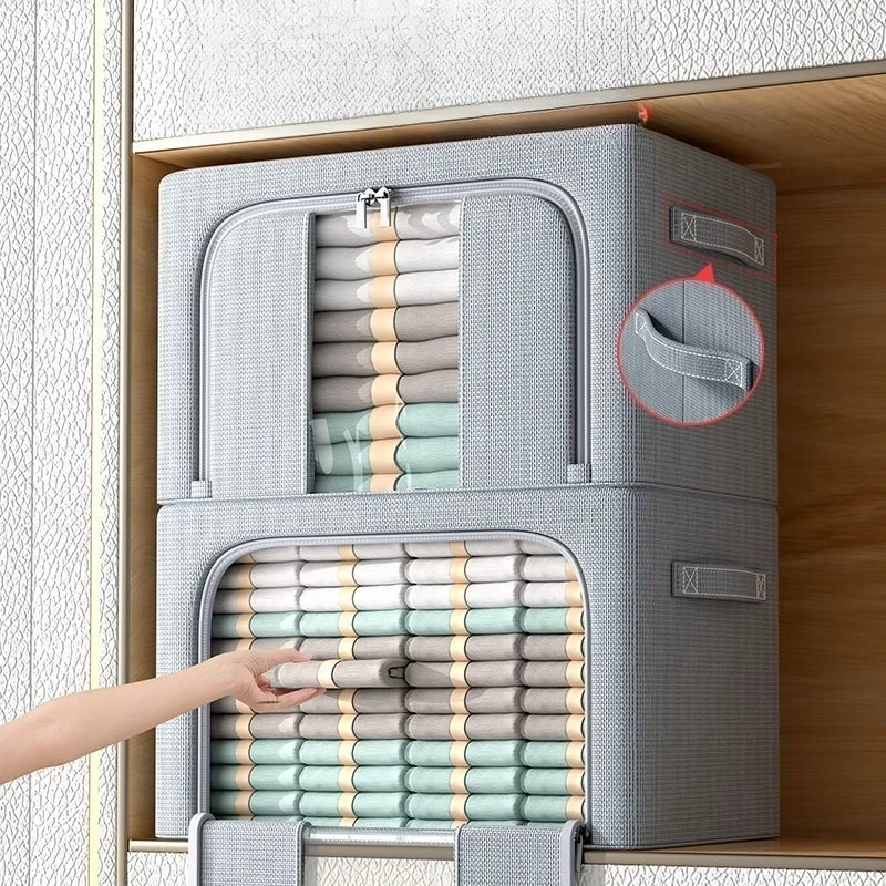 

Креативный минималистичный стиль, ткань Оксфорд, утолщенная домашняя ткань, одежда, хлопковое одеяло, ящик для хранения, складной универсальный ящик для хранения