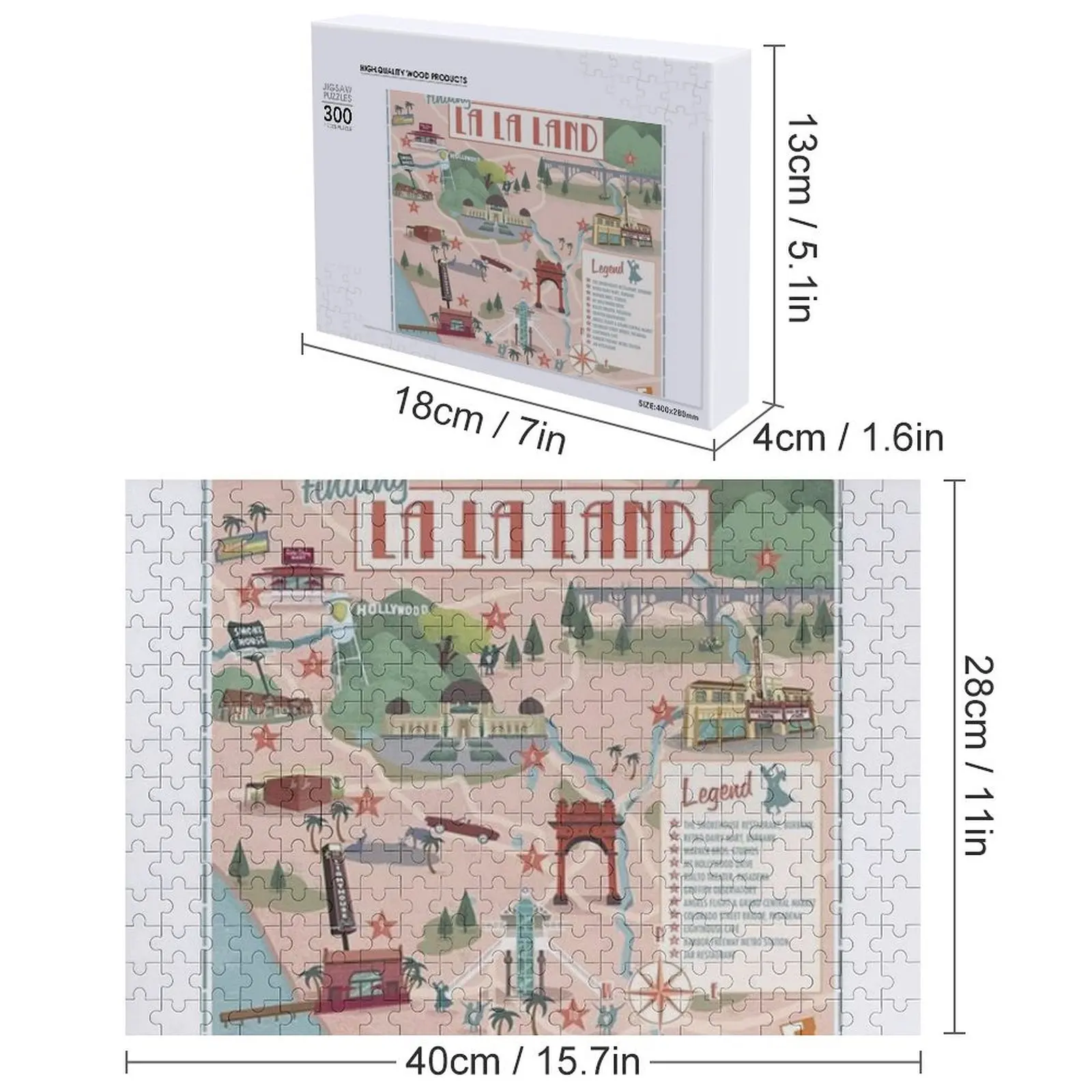 65, деревянные головоломки la la land для взрослых, индивидуальное изображение, настраиваемая детская подарочная головоломка