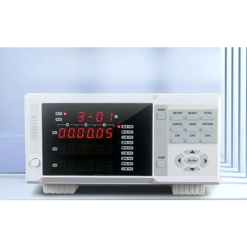 Intelligent aging impact tester LED lamp, switch life detection