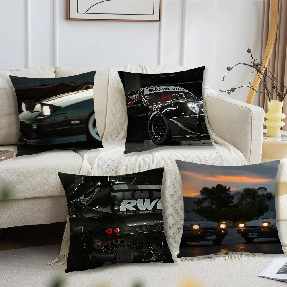 cushion cover For Home Drift Bedroom Room Decoration JDM Living Room Car Sports Sofa Pillow Case Suitable