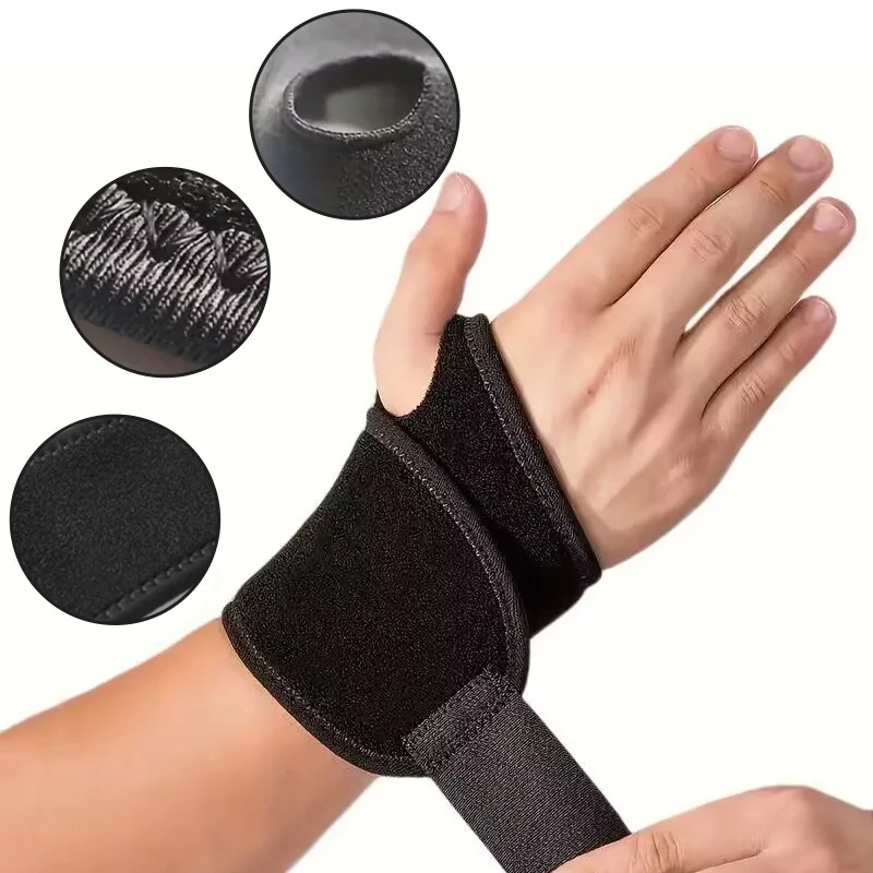 Adjustable Wrist Brace Perfect for Women & Men Support Wrap Strap Hand Carpal Tunnel Brace Fitness Suitable Both Right Left Hand