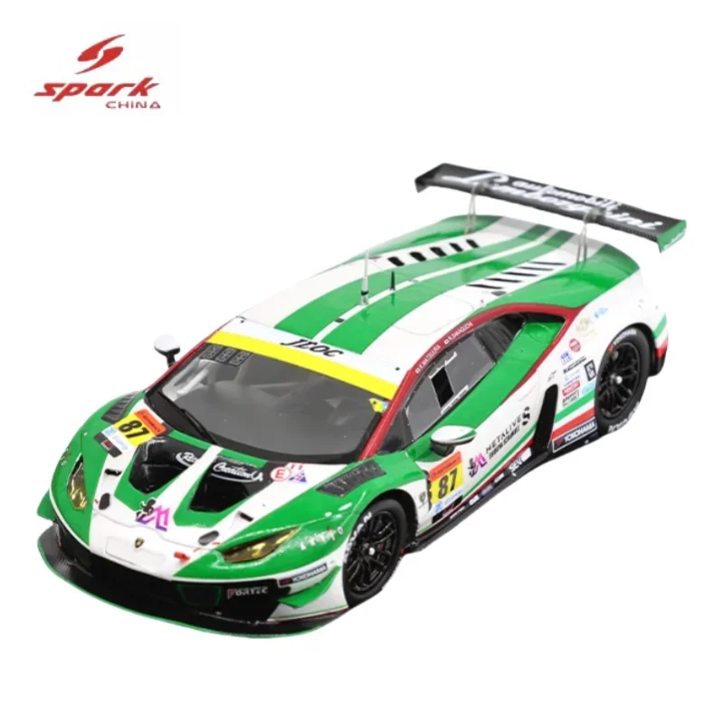 Spark 1/43 Lamborghini GT3 GT300 SUPER GT 2024 resin model, children's collection of decorative toys, holiday gifts for friends.