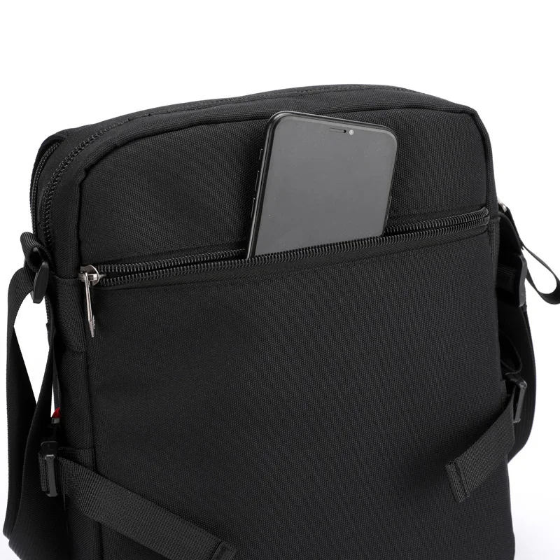 New men's leisure messenger bag trend versatile men's bag multifunctional Oxford cloth single shoulder bag