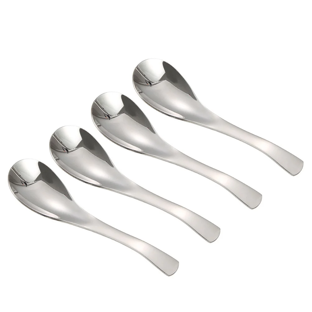 

4 Pcs Measuring Spoon with Stainless Steel Soup Ladle Table Spoons Kitchen for Cooking