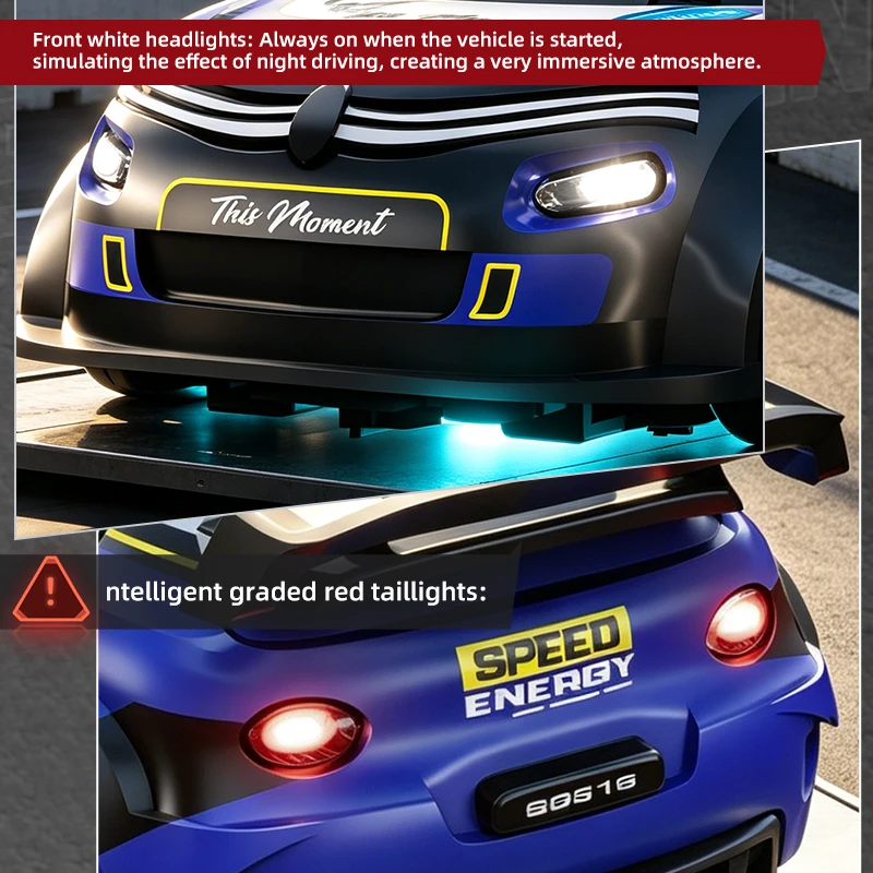 Mini 1:64 Scale RC Drift Car Pocket Size High Speed Remote Control Race Car Cool Street Style Light Up Hobby Toy for Boys - view 3