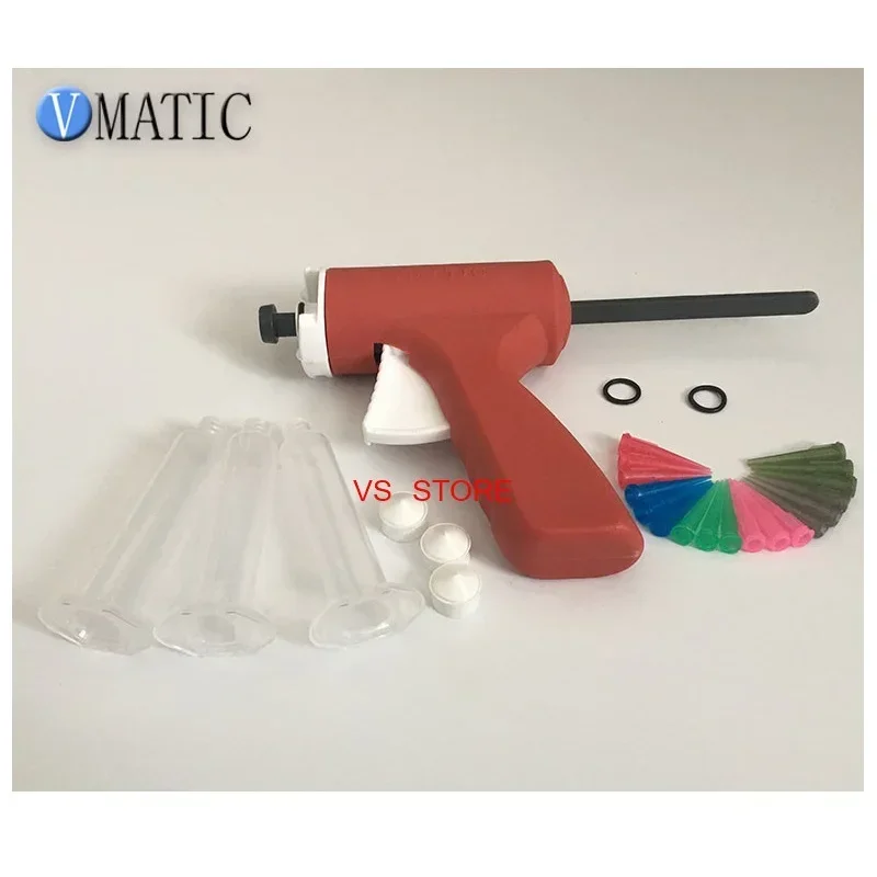 High Quality 10 Ml Cc Plastic Manual Glue Caulking Gun With Syringe & Needles