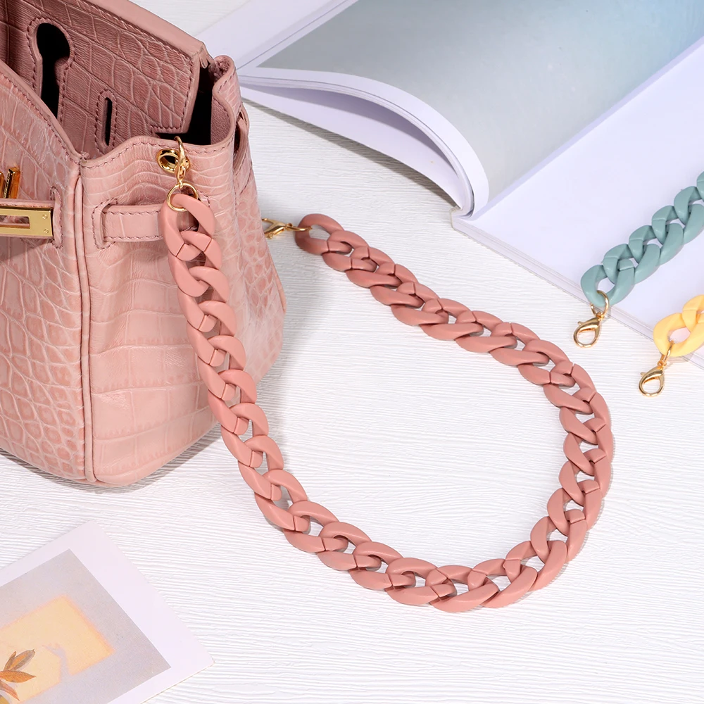 Acrylic Bag Chain Strap Replaceable Detachable Purse Handbag Bag Straps Resin Crossbody DIY Shoulder Bag Accessories