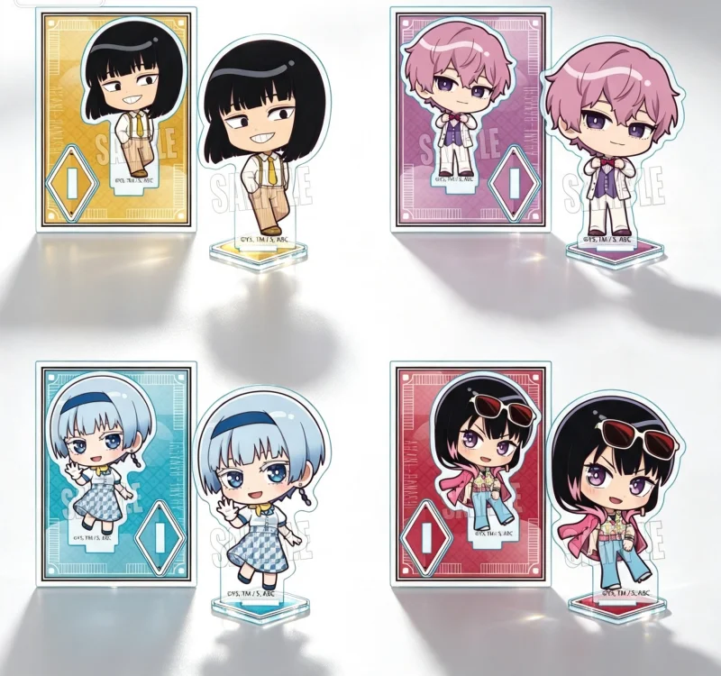 Anime Akane-banashi Arakawa Kaisei Shinta Arakawa Q-Style Acrylic Stand Model Plate Keychains Desktop Ornament
