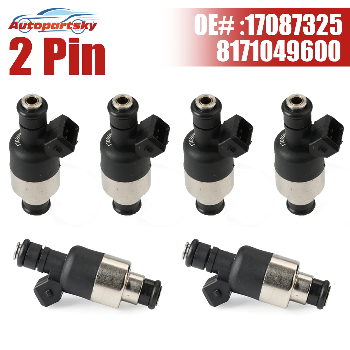 

Set of 6PCS New Fuel Injector Nozzle 17089625 17087325 17105094 8171049600 For Isuzu Rodeo Trooper For Honda Passport V6 3.2L