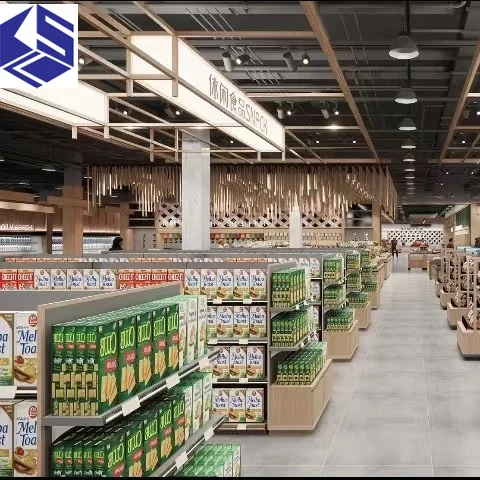 Custom.Supermarket Retail Shelves Snack Shelves Display case Customization
