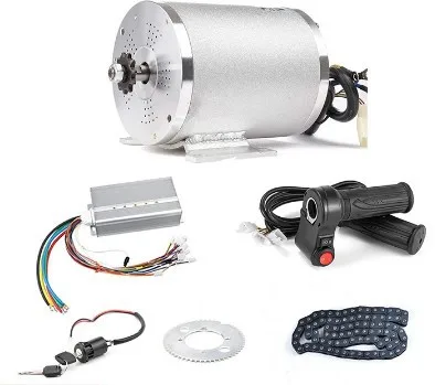 Imagem -05 - Brushless dc Motor Conversão Kit para Motocicleta Elétrica Silver Kart Faça Você Mesmo 72v 3000w 60v 2500w My1020