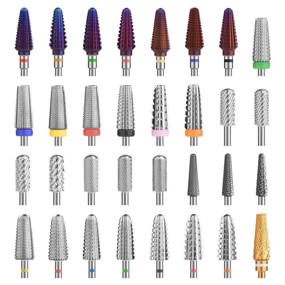 

Carbide Nail Drill Bit Rotate Burr Milling Nail Cutter Bits Electric Drill Machine For Manicure Pedicure Tool Gel Polish Remover