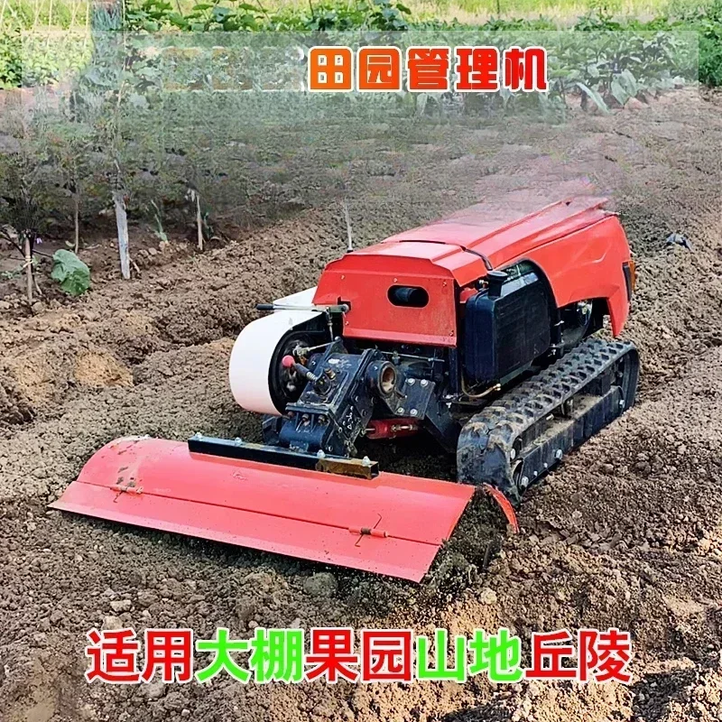 Rotary tiller, agricultural orchard ditching and fertilization machine, high-horsepower agricultural greenhouse ditching machine