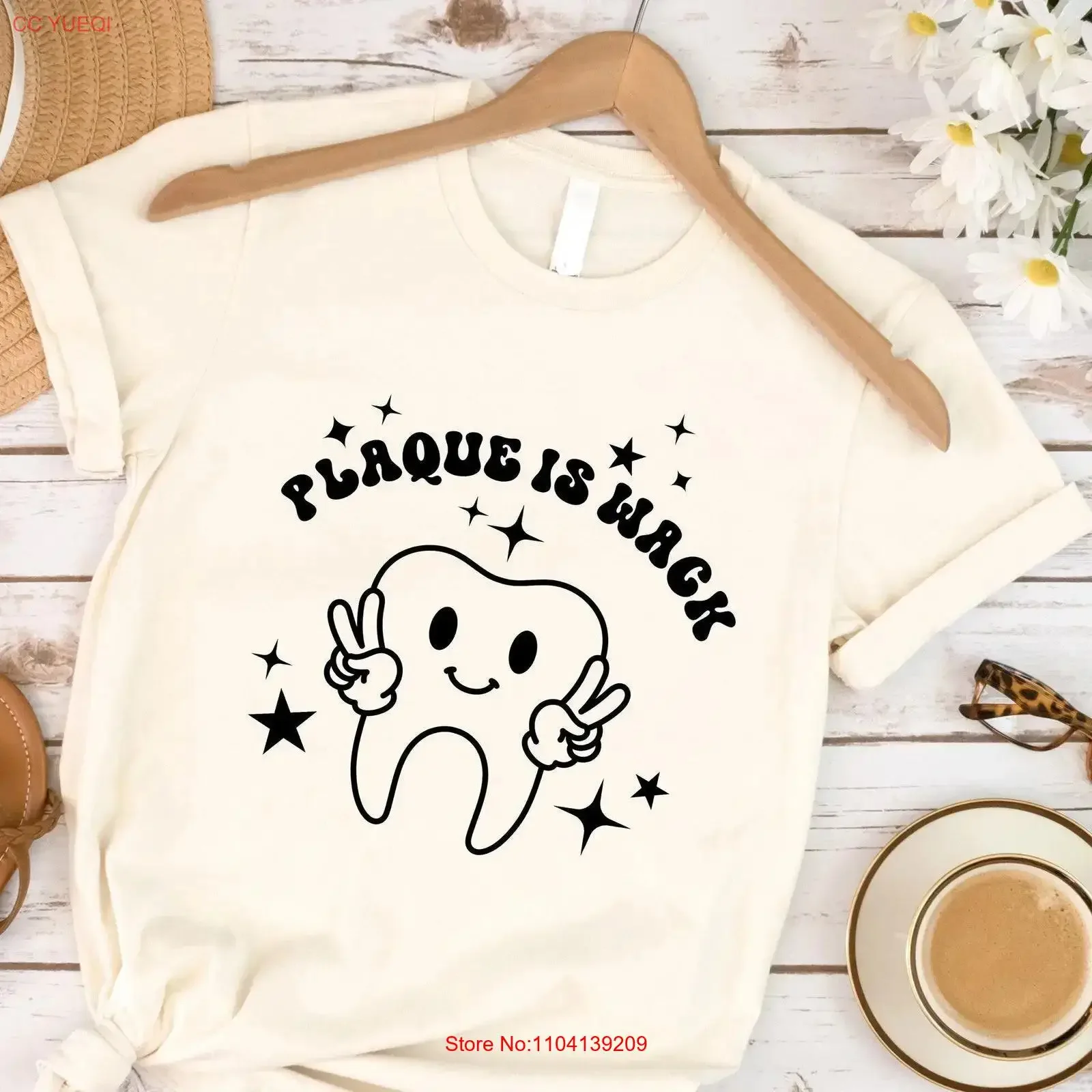 Plaque Is Wack DentisT T Shirt Dental Assistant Funny Tooth Dentistry Oral Health Care For Dentists S18 vintage Washed Slightly