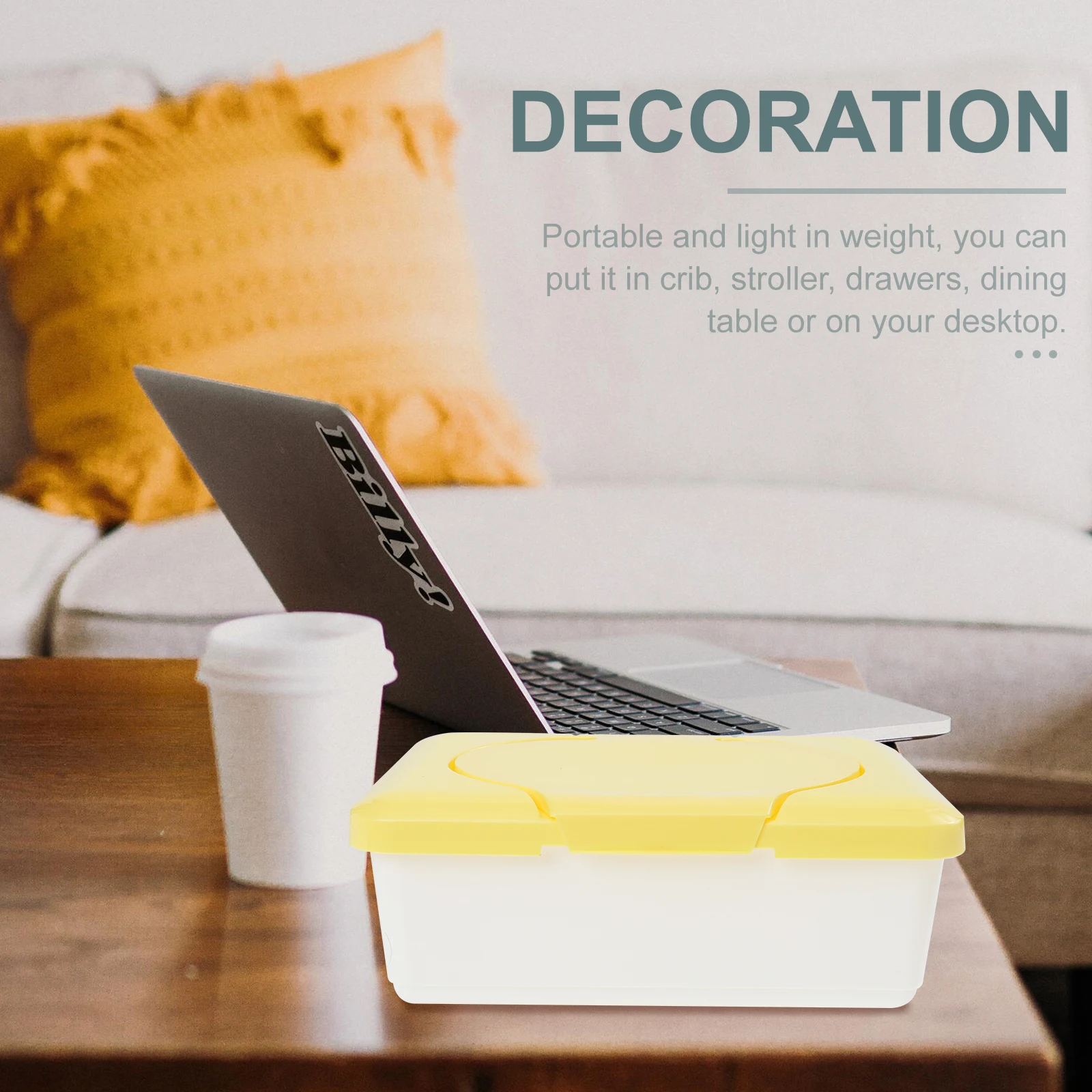 

3pcs Wet Wipes Box Dispenser Storage Case Portable Tissue Holder Refillable Container For Nursery Stroller Desktop Durable