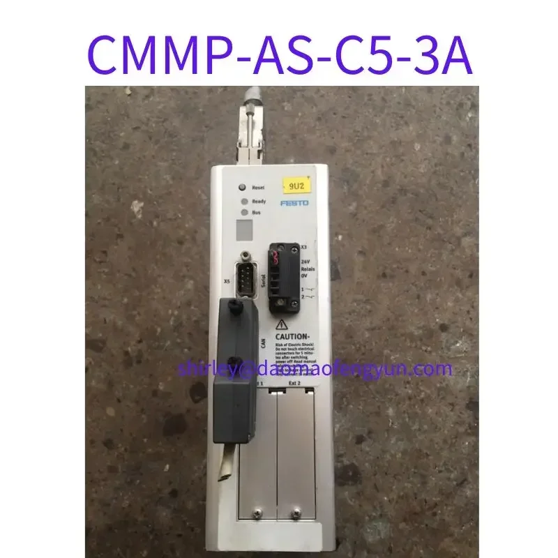 

Использованный контроллер CMMP-AS-C5-3A 550042, тестирование пройдено.