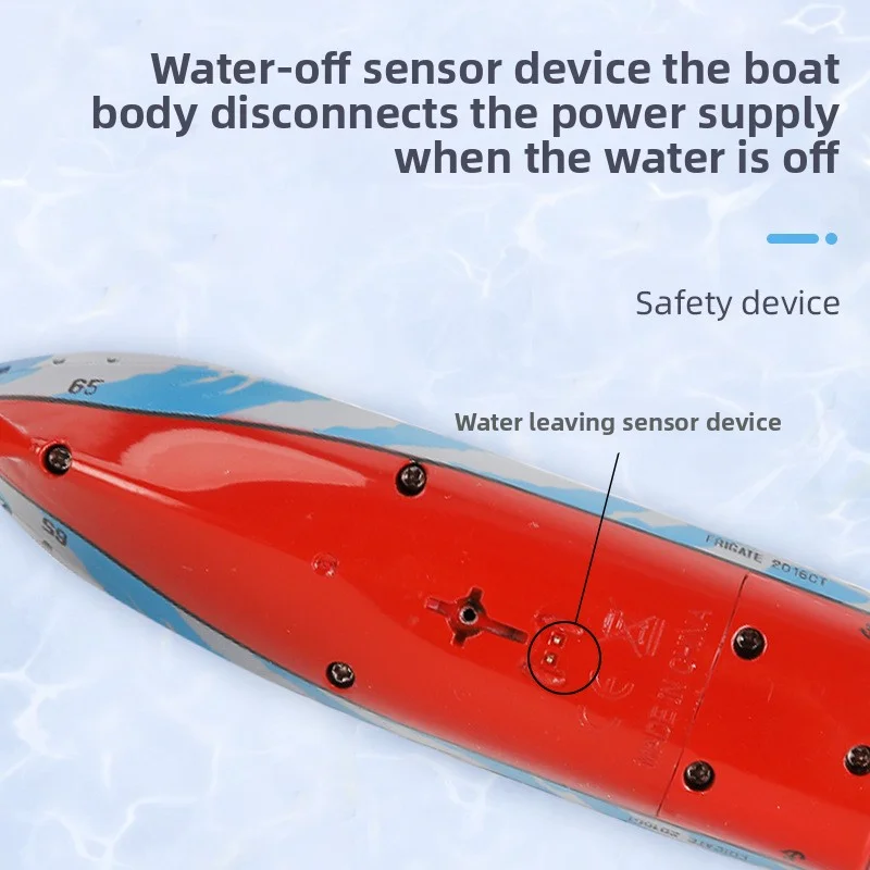Natale 2.4g telecomando senza fili distruttore radiocomandato elettrico nave bambini acqua giocattolo distruttore barca rc all'ingrosso