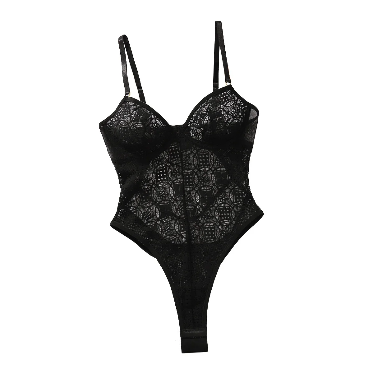 Sexy Lace Print Design Body a Strap  Swimsuit Low Waist ort Pants Fabric 00% Chinese Made XZ378L