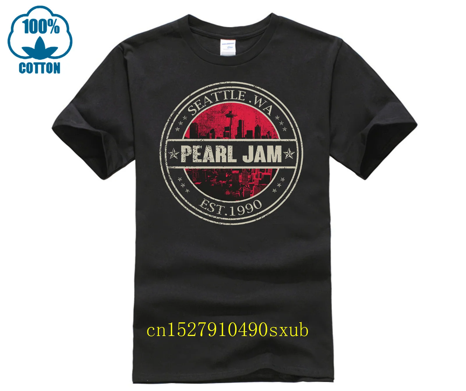 man t shirt Seattle Wa Pearl Jam Est 1990 Shirt woman tee