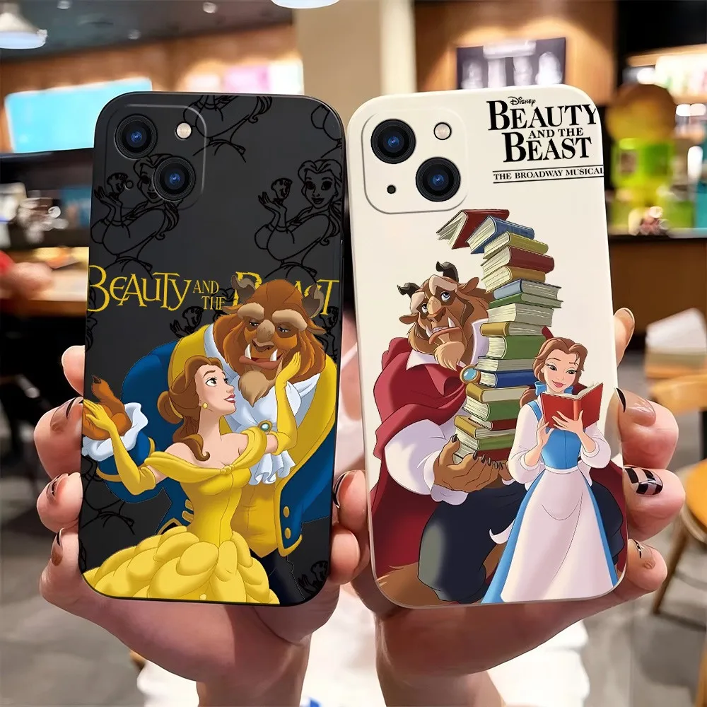 Phone Case For Samsung Galaxy S26 S25 S24 S23 S22 S21 S20 Note 20 10 Edge Lite Ultra Plus FE 4G 5Gr Cute Beauty and the Beast