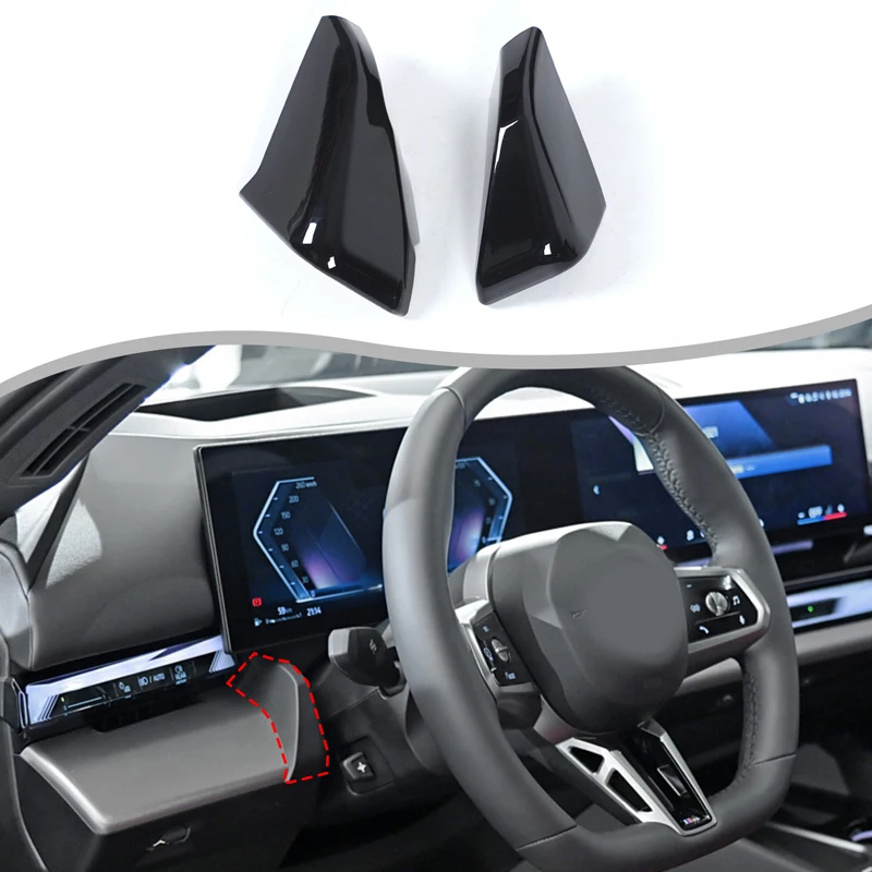

Center Console Decorative Cover Display Screen Side Trim Cover Sticker Car Accessory For BMW 5 Series G60 G61 G68 2024-2026 LHD