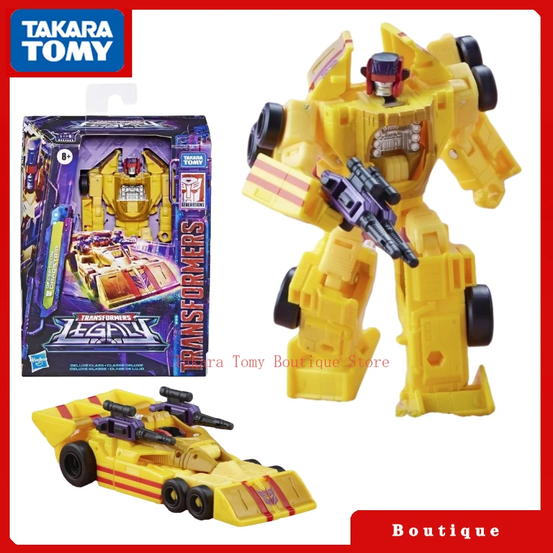 In Stock Takara Tomy Transformers Toys Legacy 12CM Deluxe Class Decepticon Dragstrip Action Figures Autobots Hobbies Collectible